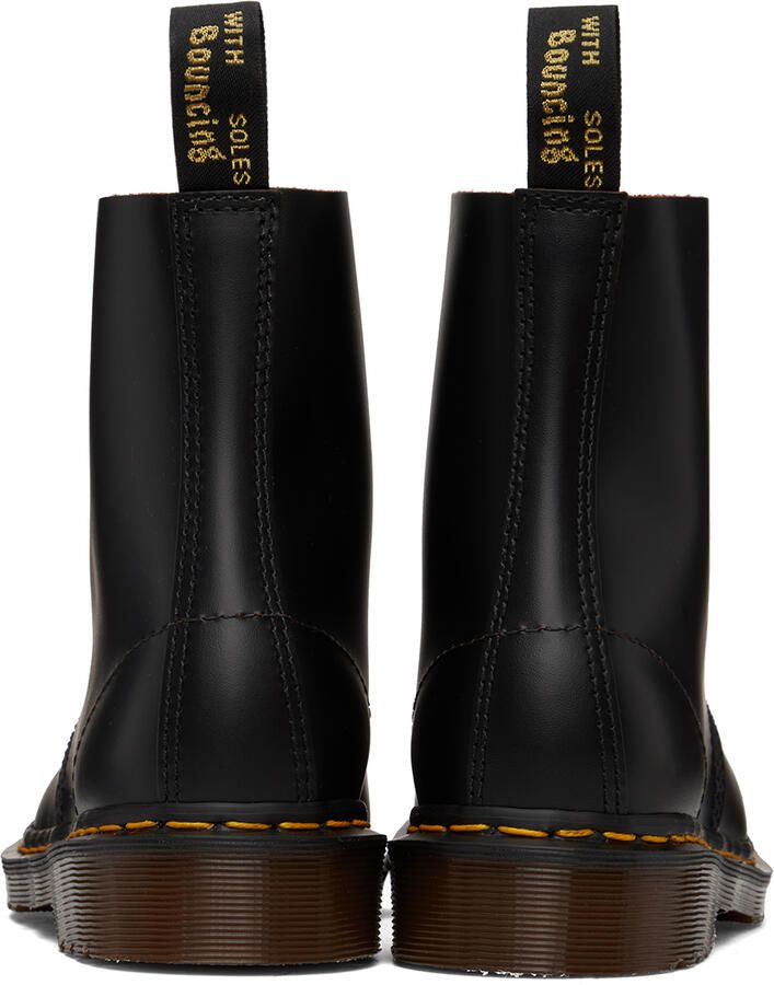 Dr. Martens Black 'Made In England' 1460 Vintage Boots - Picture 2