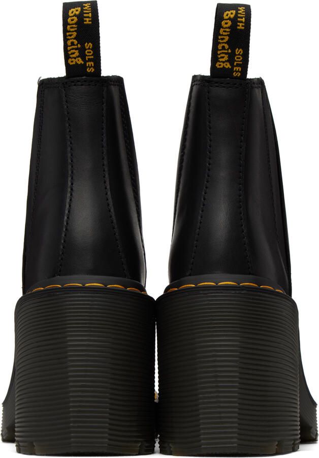 Dr. Martens Black Spence Flared Heel Chelsea Boots - Picture 5