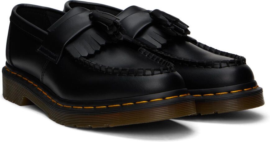 Dr. Martens Black Vegan Adrian Felix Tassel Loafers - Picture 2