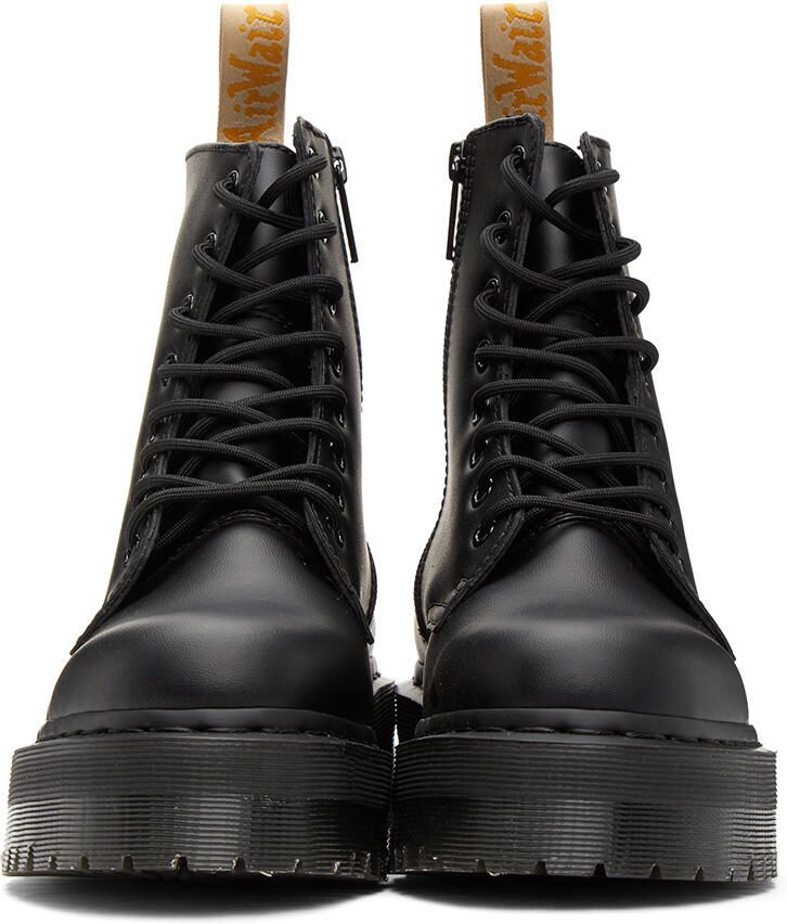 Dr. Martens Black Vegan Jadon II Mono Platform Boots - Picture 3