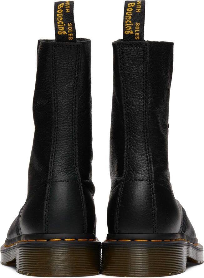 Dr. Martens Black Virginia Mid-Calf Boots - Picture 3