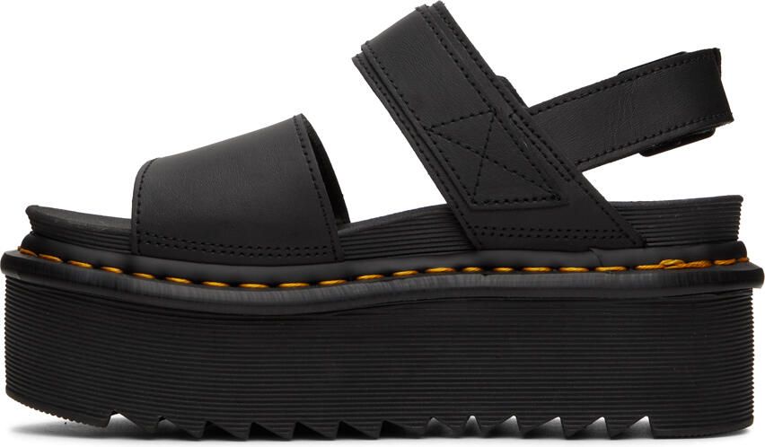 Dr. Martens Black Voss Quad Sandals - Picture 3