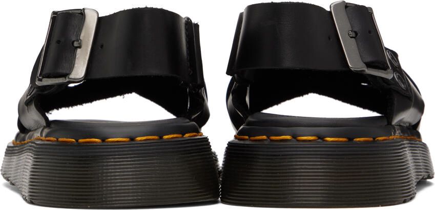 Dr. Martens Black Zane Sandals