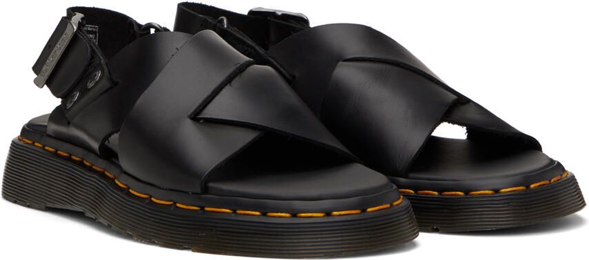 Dr. Martens Black Zane Sandals - Picture 2
