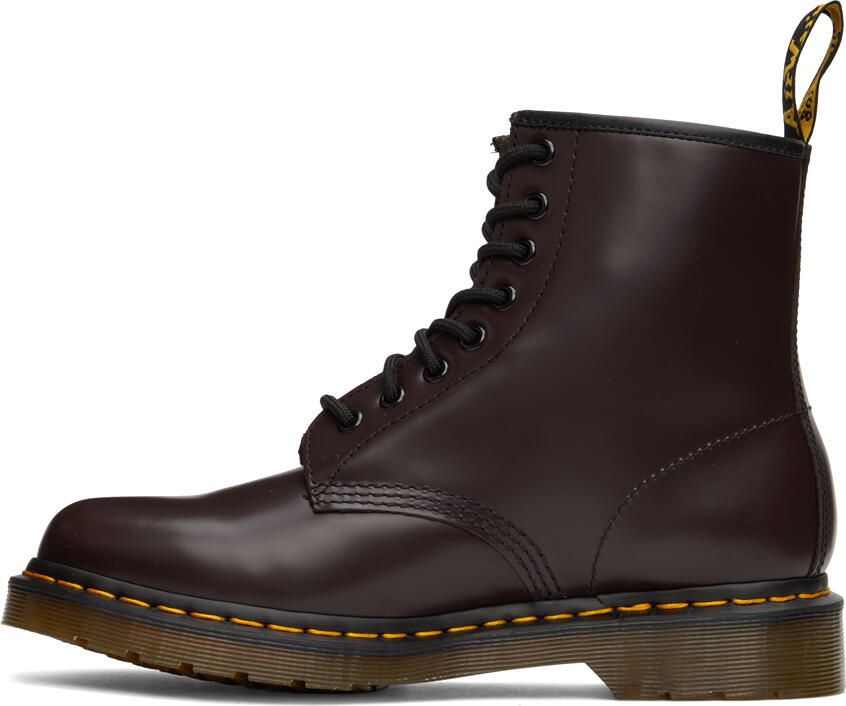 Dr. Martens Burgundy 1460 Boots - Picture 3