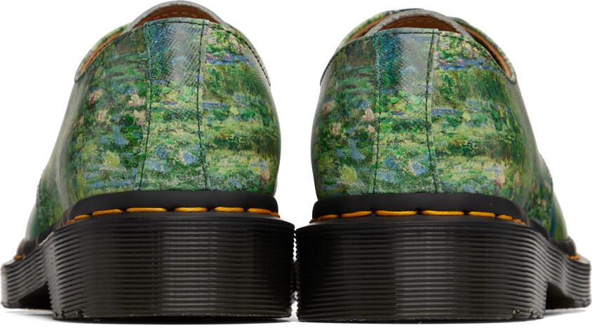 Dr. Martens Green The National Gallery Edition Monet 1461 Oxfords - Picture 1