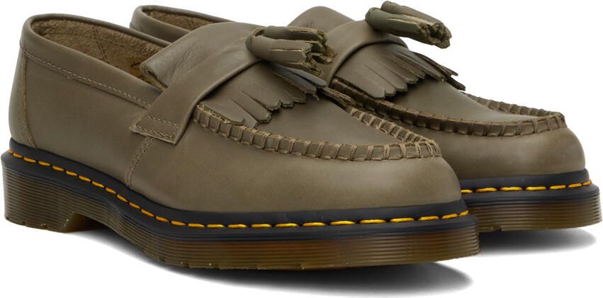 Dr. Martens Khaki Adrian Loafers - Picture 2