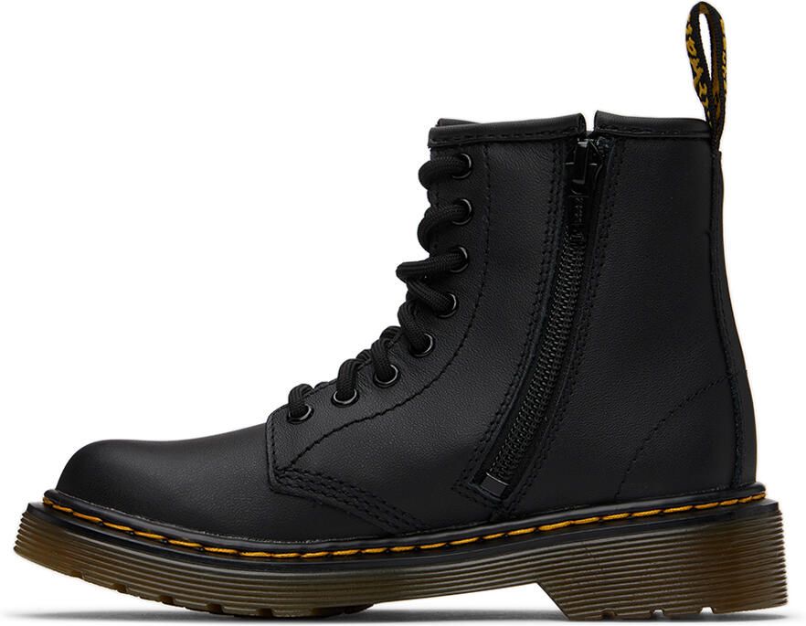Dr. Martens Kids Black 1460 Softy Big Kids Boots - Picture 3