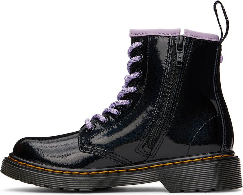 Dr. Martens Kids Black 1460 Big Kids Boots - Picture 3