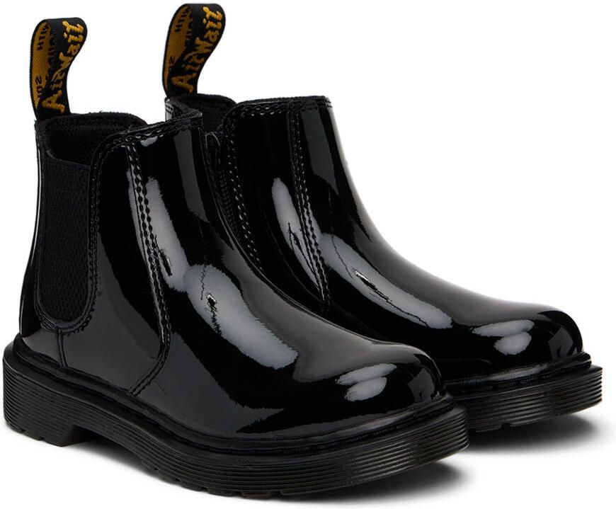 Dr. Martens Kids Black 2976 Big Kids Chelsea Boots - Picture 2