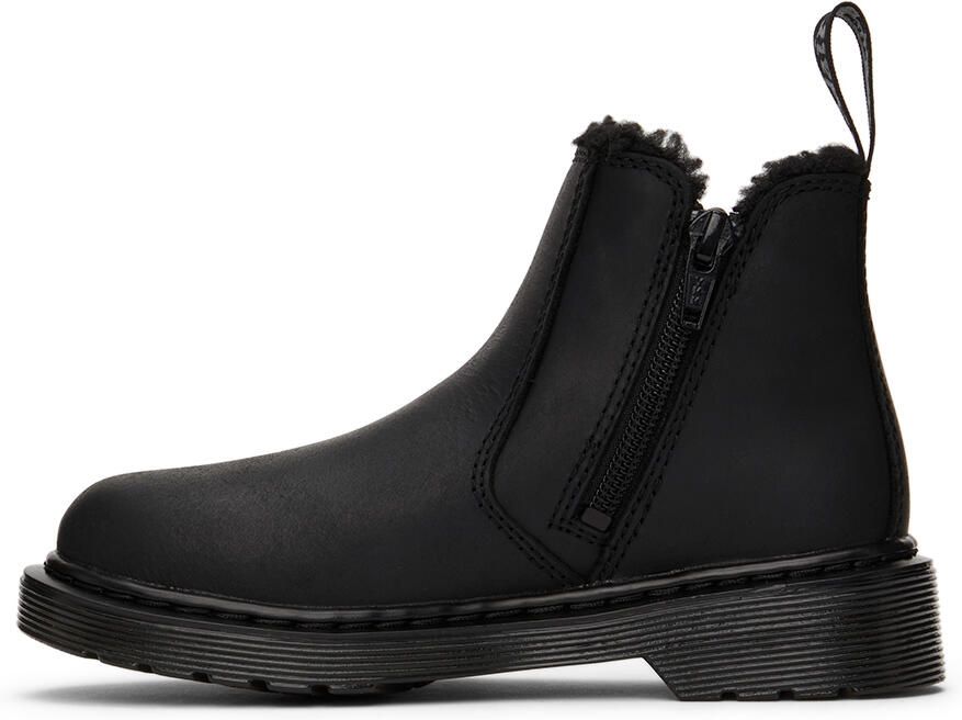 Dr. Martens Kids Black 2976 Big Kids Chelsea Boots - Picture 3