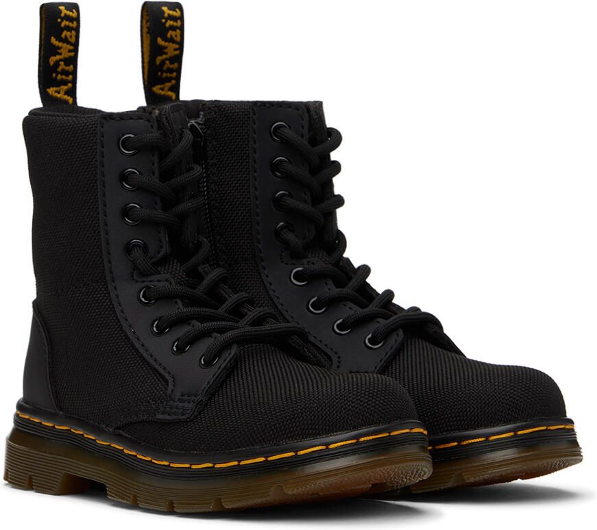 Dr. Martens Kids Black Combs Big Kids Boots - Picture 2