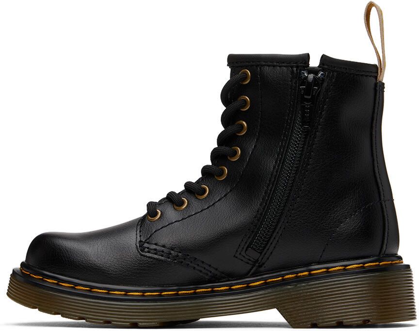 Dr. Martens Kids Black Vegan 1460 Big Kids Boots - Picture 3