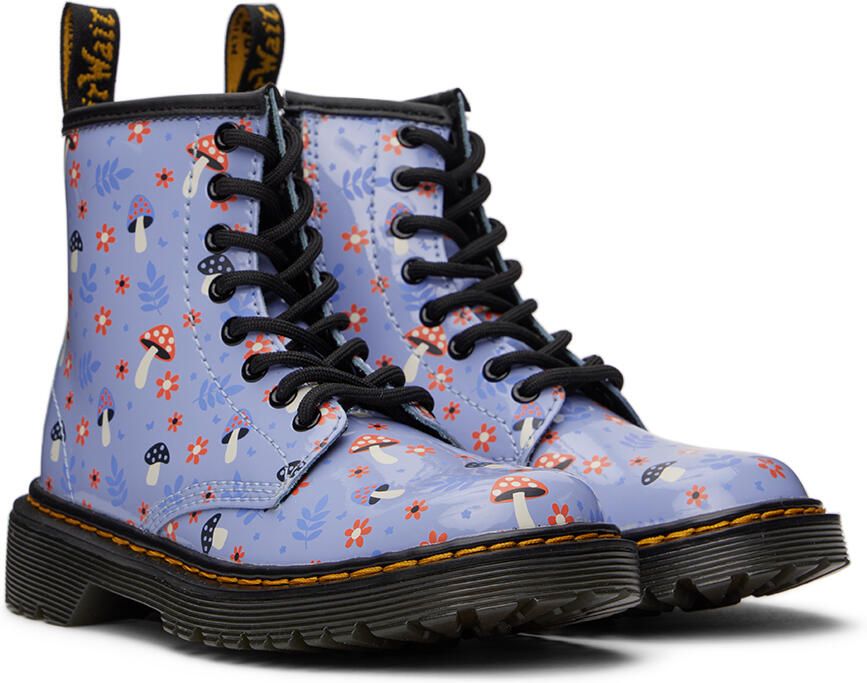Dr. Martens Kids Blue 1460 Big Kids Boots - Picture 2