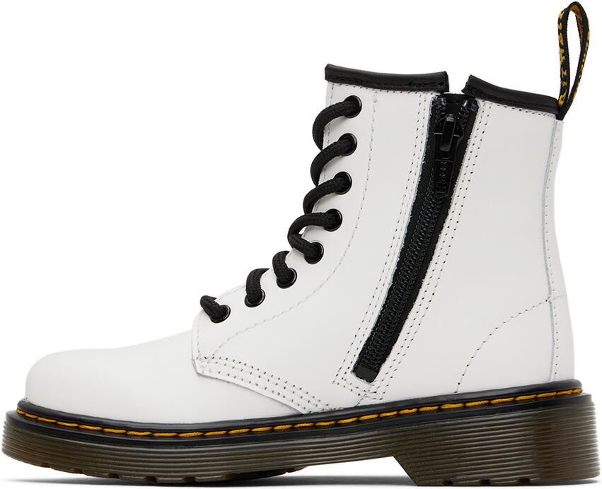Dr. Martens Kids White 1460 Big Kids Boots - Picture 3