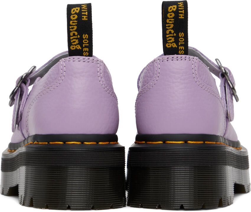 Dr. Martens Purple Addina Flower Oxfords - Picture 5