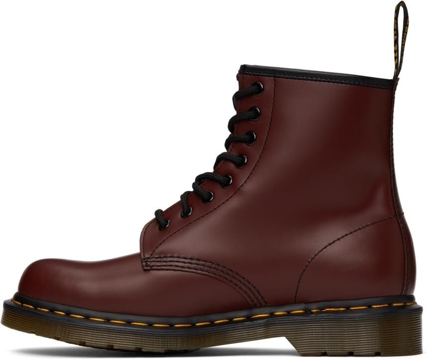 Dr. Martens Burgundy 1460 Boots - Picture 3