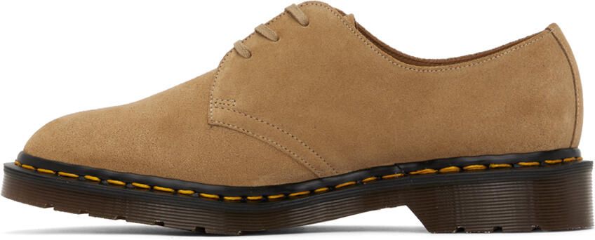 Dr. Martens Tan 'Made In England' 1461 Oxfords - Picture 3