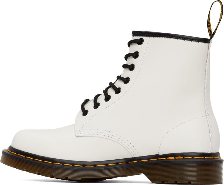 Dr. Martens White 1460 Ankle Boots - Picture 3