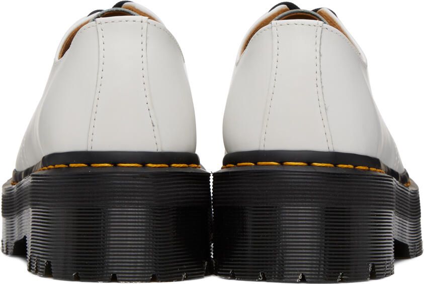 Dr. Martens White Smooth 1461 Platform Oxfords - Picture 3