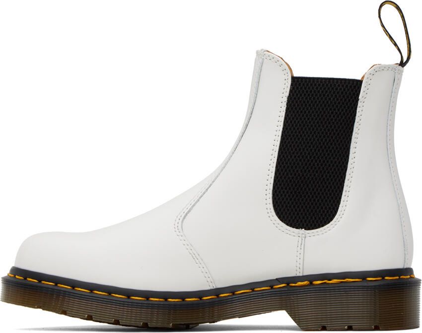 Dr. Martens White 2976 Chelsea Boots - Picture 3