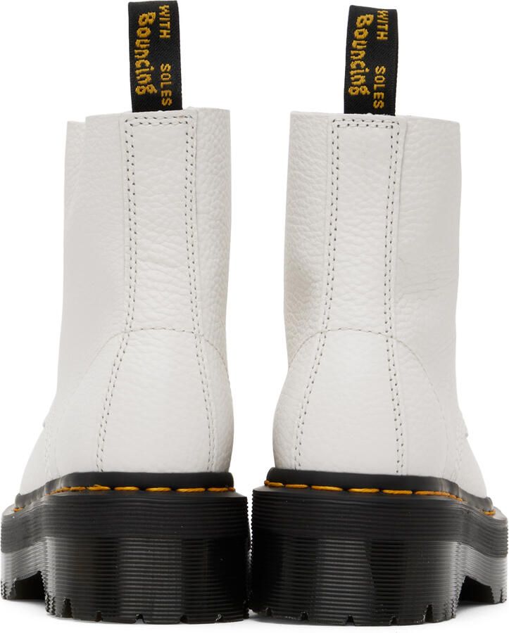 Dr. Martens White Sinclair Ankle Boots - Picture 2