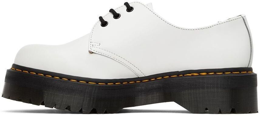 Dr. Martens White Smooth 1461 Platform Oxfords - Picture 9