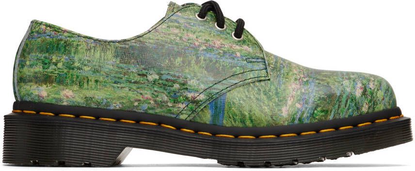 Dr. Martens Green The National Gallery Edition Monet 1461 Oxfords