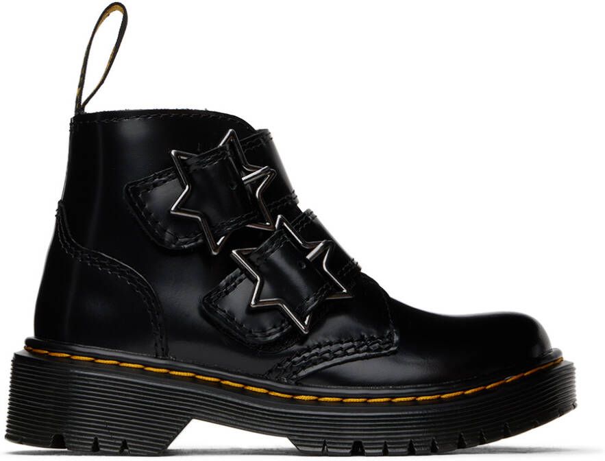 Dr. Martens Kids Black Devon Bex Big Kids Boots - Picture 1