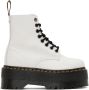 Dr. Martens White 1460 Pascal Max Boots - Thumbnail 1