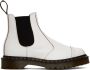 Dr. Martens White 'Made In England' 2976 Bex Chelsea Boots - Thumbnail 1