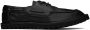 Dries Van Noten Black Leather Boat Shoes - Thumbnail 1