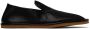 Dries Van Noten Black Leather Loafers - Thumbnail 1
