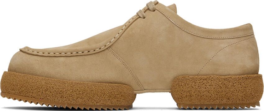 Dries Van Noten Beige Platform Derbys - Picture 3