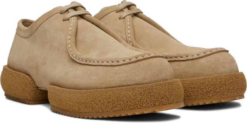 Dries Van Noten Beige Platform Derbys - Picture 2