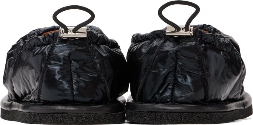 Dries Van Noten Black Adjustable Loafers