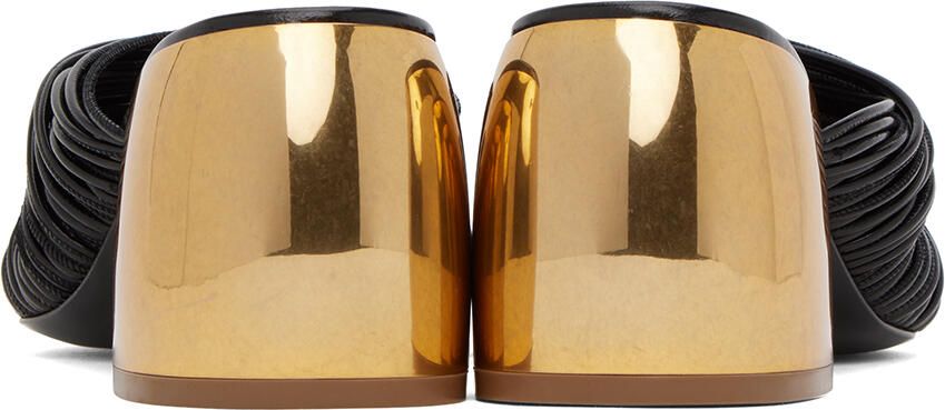 Dries Van Noten Black Hardware Heeled Sandals - Picture 2