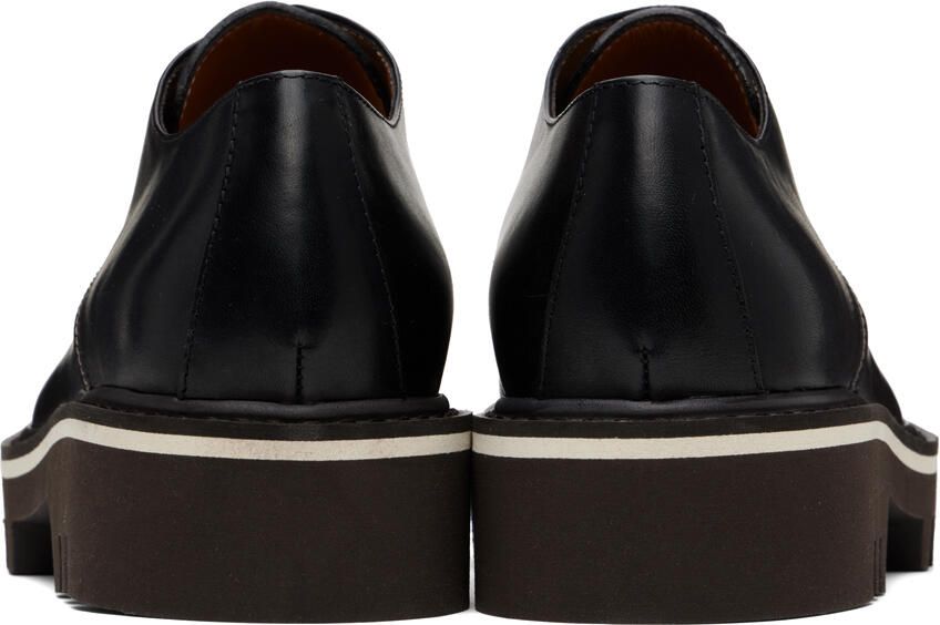 Dries Van Noten Black Leather Derbys