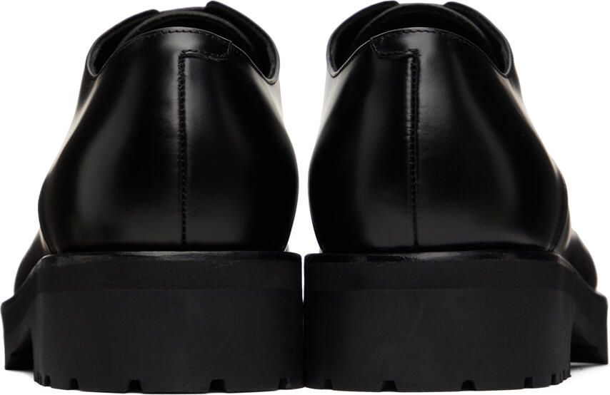 Dries Van Noten Black Leather Derbys