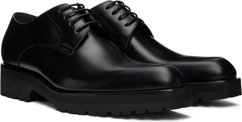 Dries Van Noten Black Leather Derbys - Picture 2
