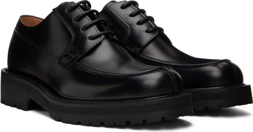 Dries Van Noten Black Leather Derbys - Picture 2