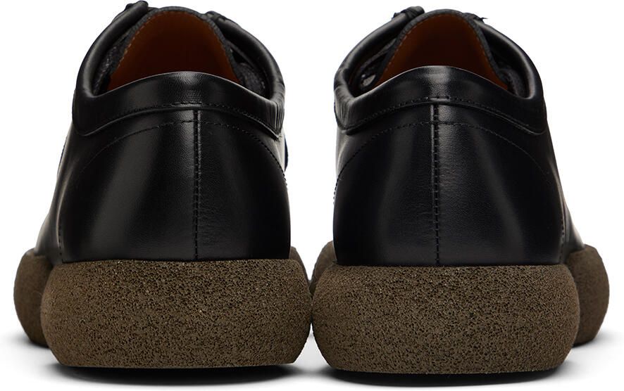 Dries Van Noten Black Leather Derbys