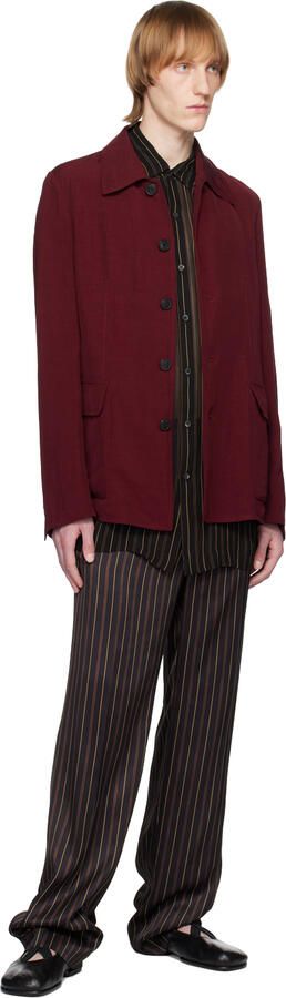 Dries Van Noten Black Leather Slippers - Picture 4