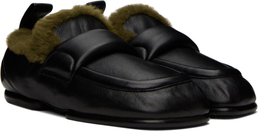 Dries Van Noten Black Padded Loafers - Picture 2