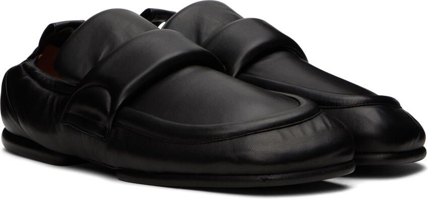 Dries Van Noten Black Padded Loafers