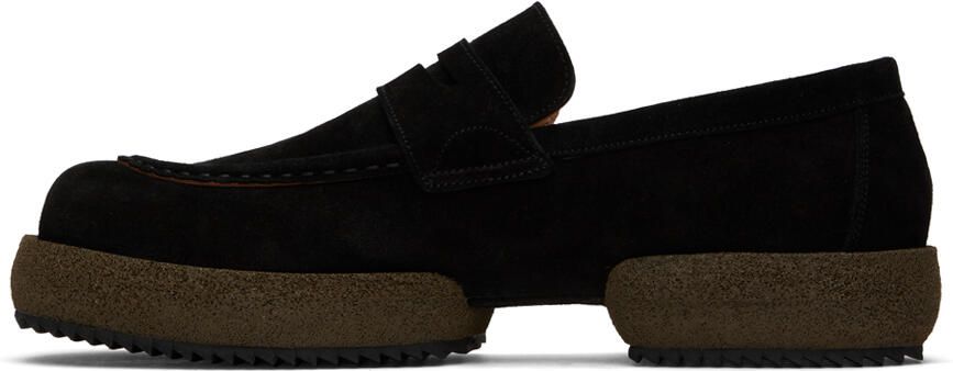 Dries Van Noten Black Platform Loafers - Picture 3