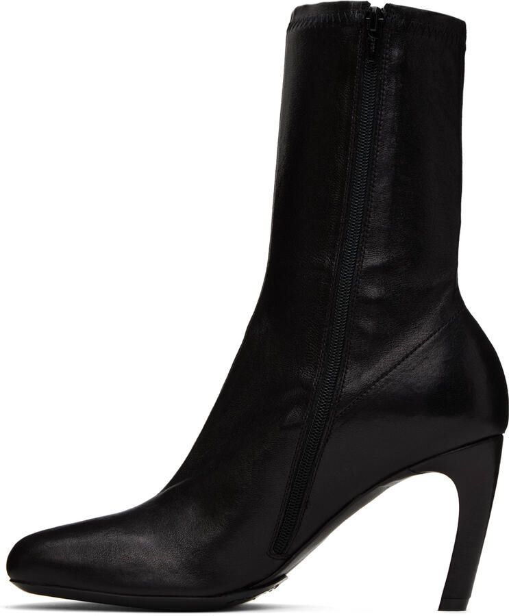 Dries Van Noten Black Zip Boots