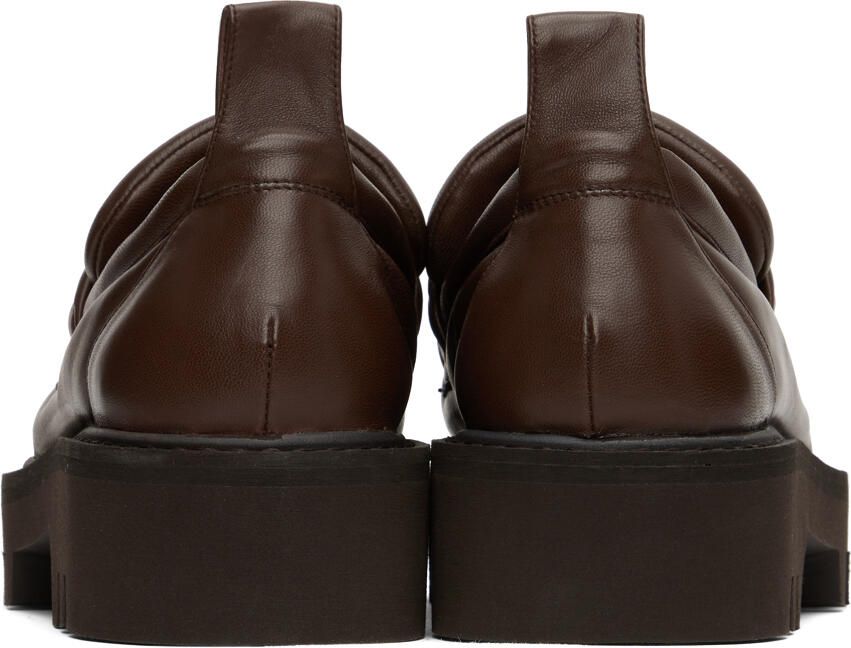 Dries Van Noten Brown Padded Loafers