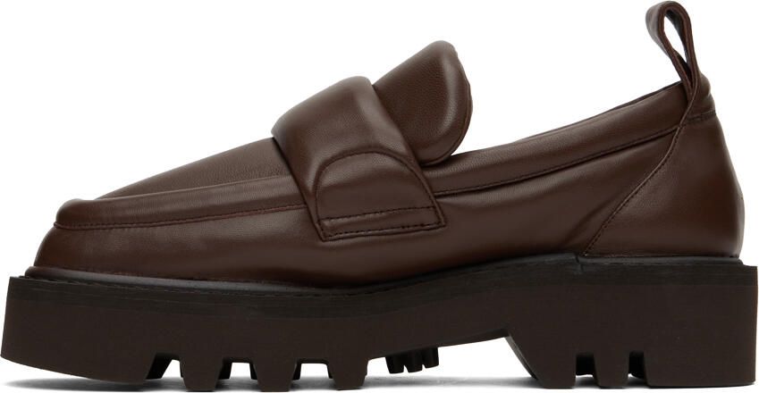 Dries Van Noten Brown Padded Loafers - Picture 3