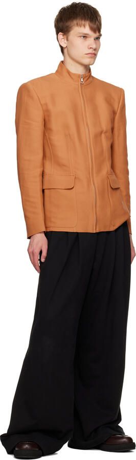 Dries Van Noten Brown Platform Chelsea Boots - Picture 4